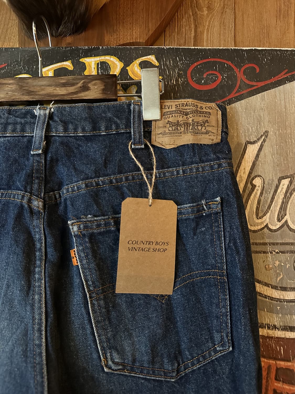 80s USA Vintage Levis 517 Denim Pants 상품이미지7