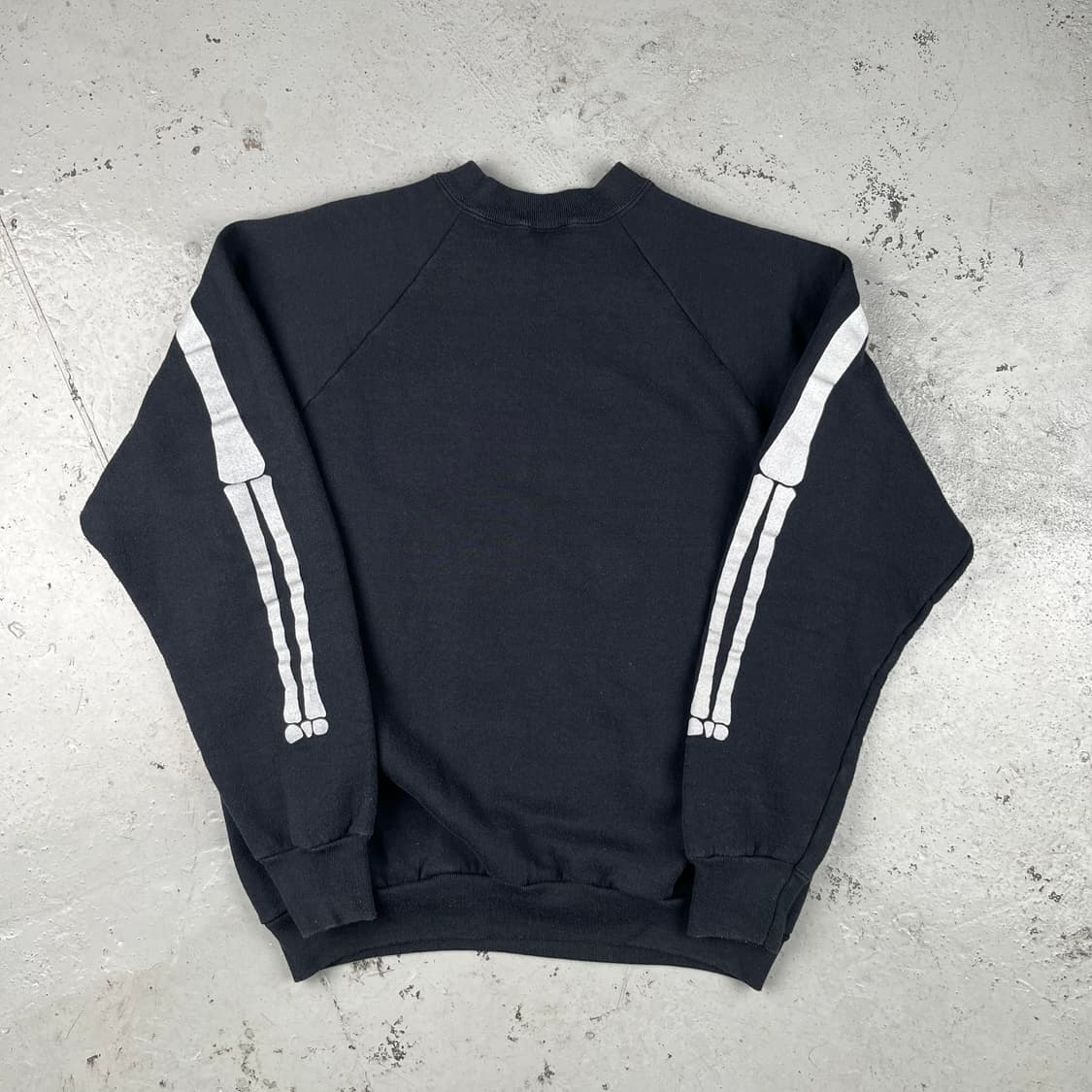 Bone 래글런 스웻셔츠 블랙 상품이미지3