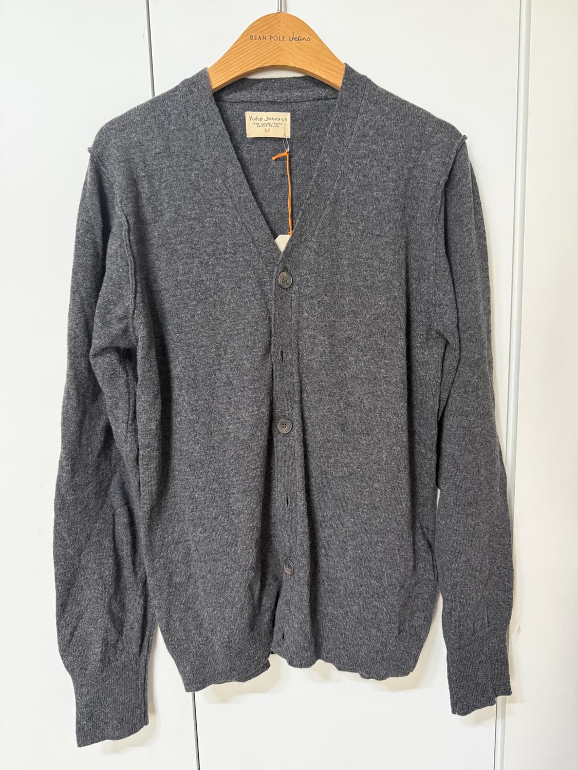 누디진 그레이 가디건 M 사이즈 상품이미지1