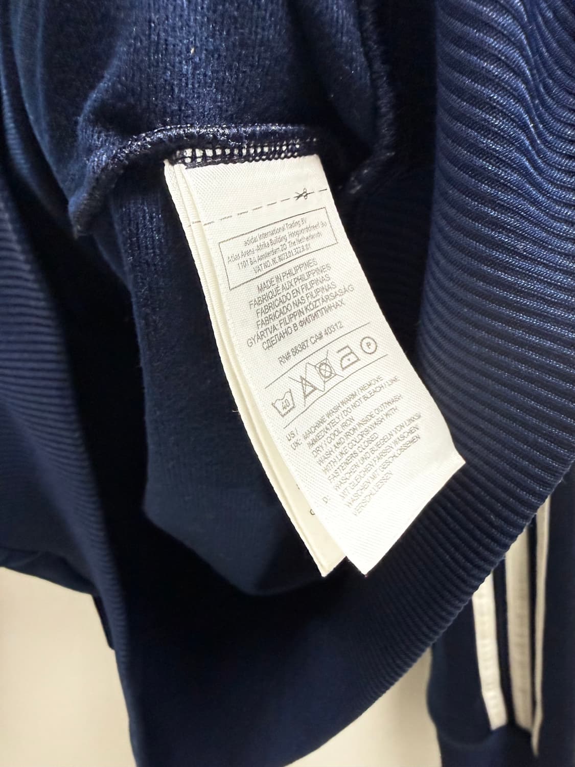 남성 M~L / 아디다스 파이어버드 져지 트랙탑 네이비 상품이미지5