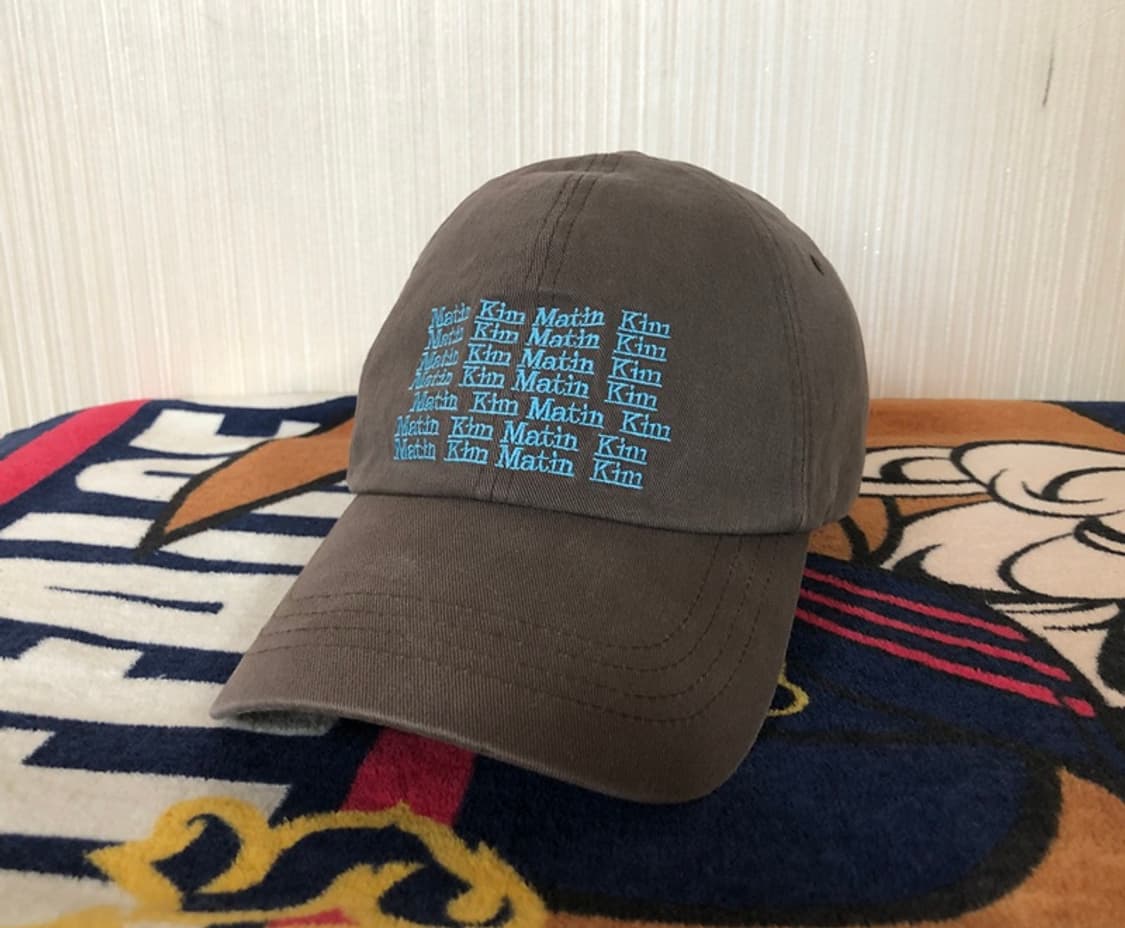 마뗑킴/마틴킴 레터링볼캡/모자 Martin Kim 상품이미지1
