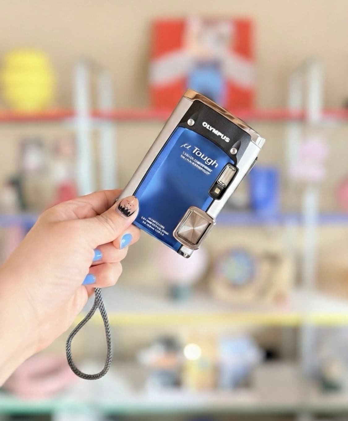 💙미품/풀박셋 💙올림푸스 뮤 터프6020 메탈릭블루 방수디카 상품이미지1