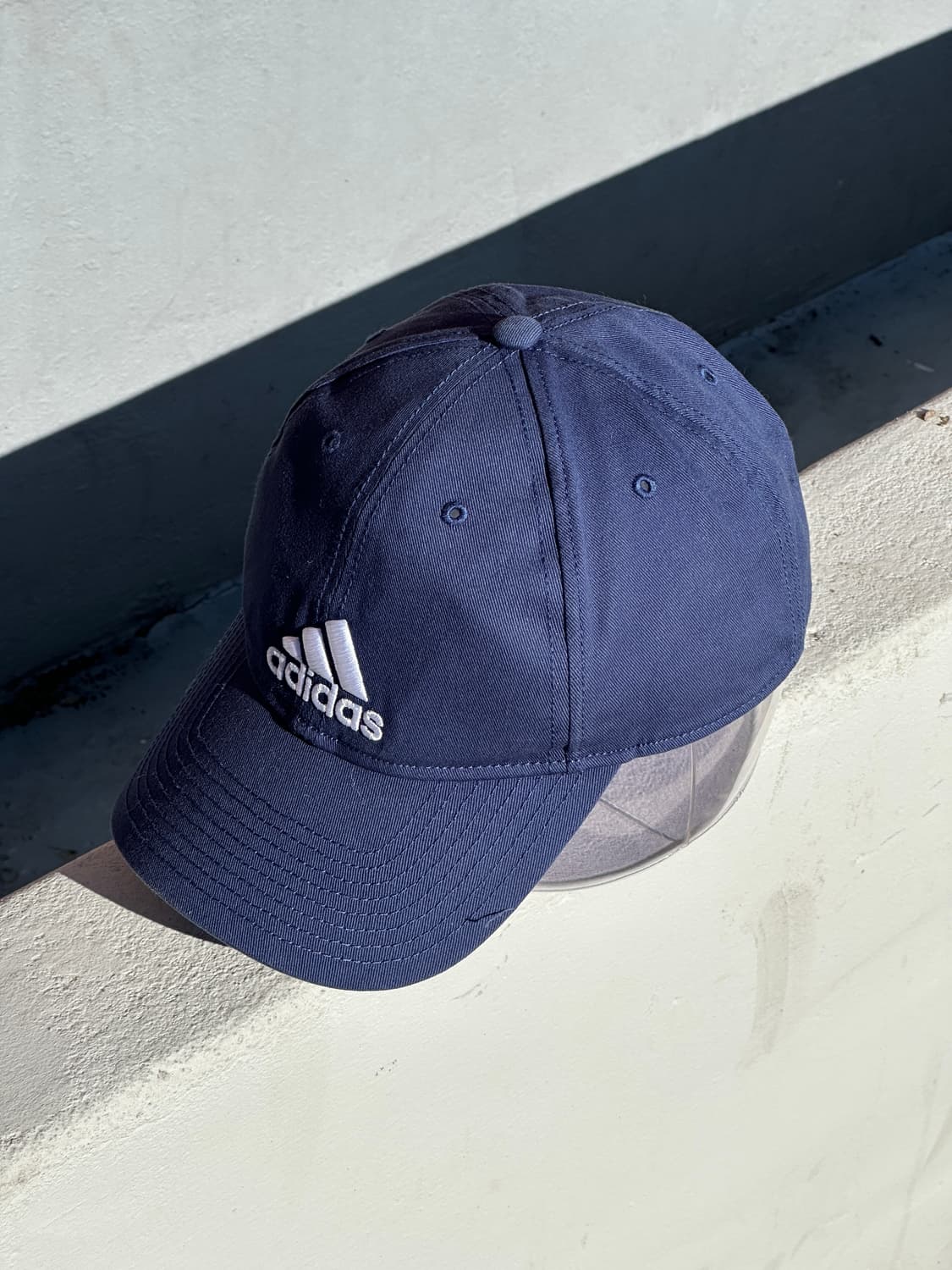 [F] 아디다스 로고 네이비 볼캡 모자 상품이미지2