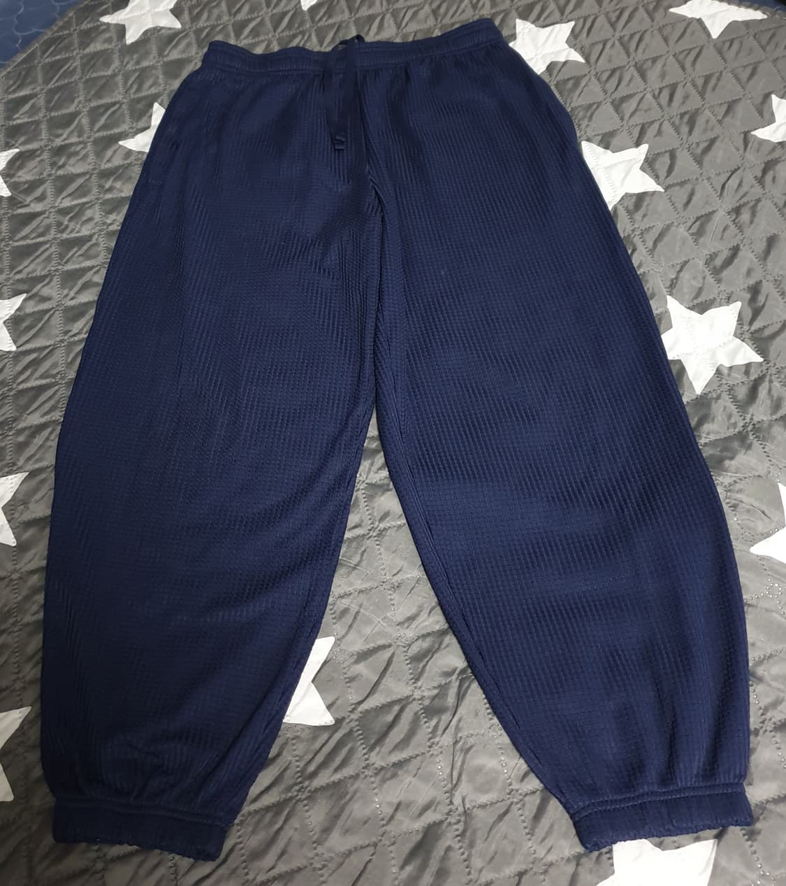 언더아머 UA 라이벌 와플 니트 셋업 네이비 (상의:XL 하의:L) 상품이미지5