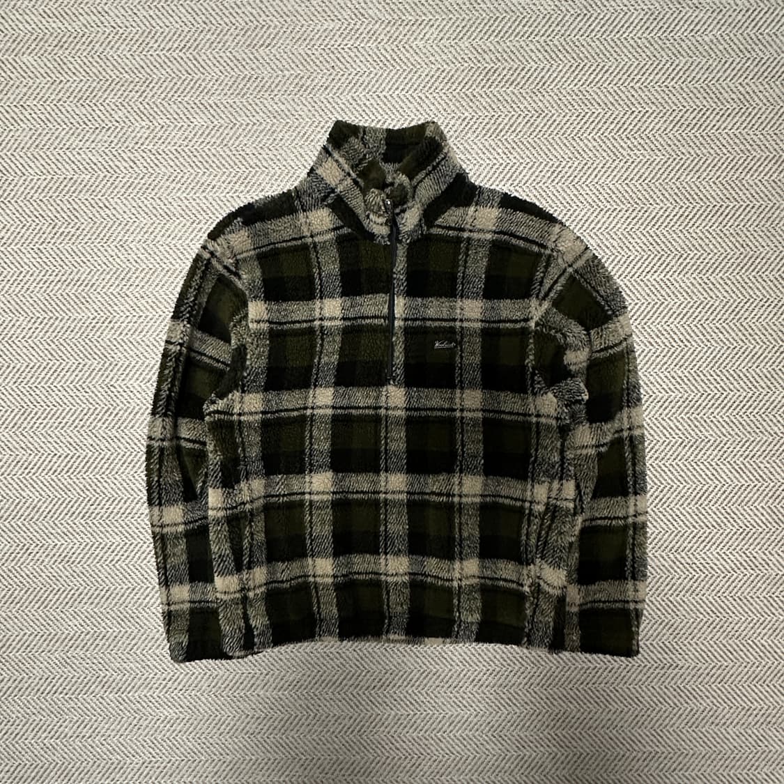 WOOLRICH usa made fleece half zipup 상품이미지1
