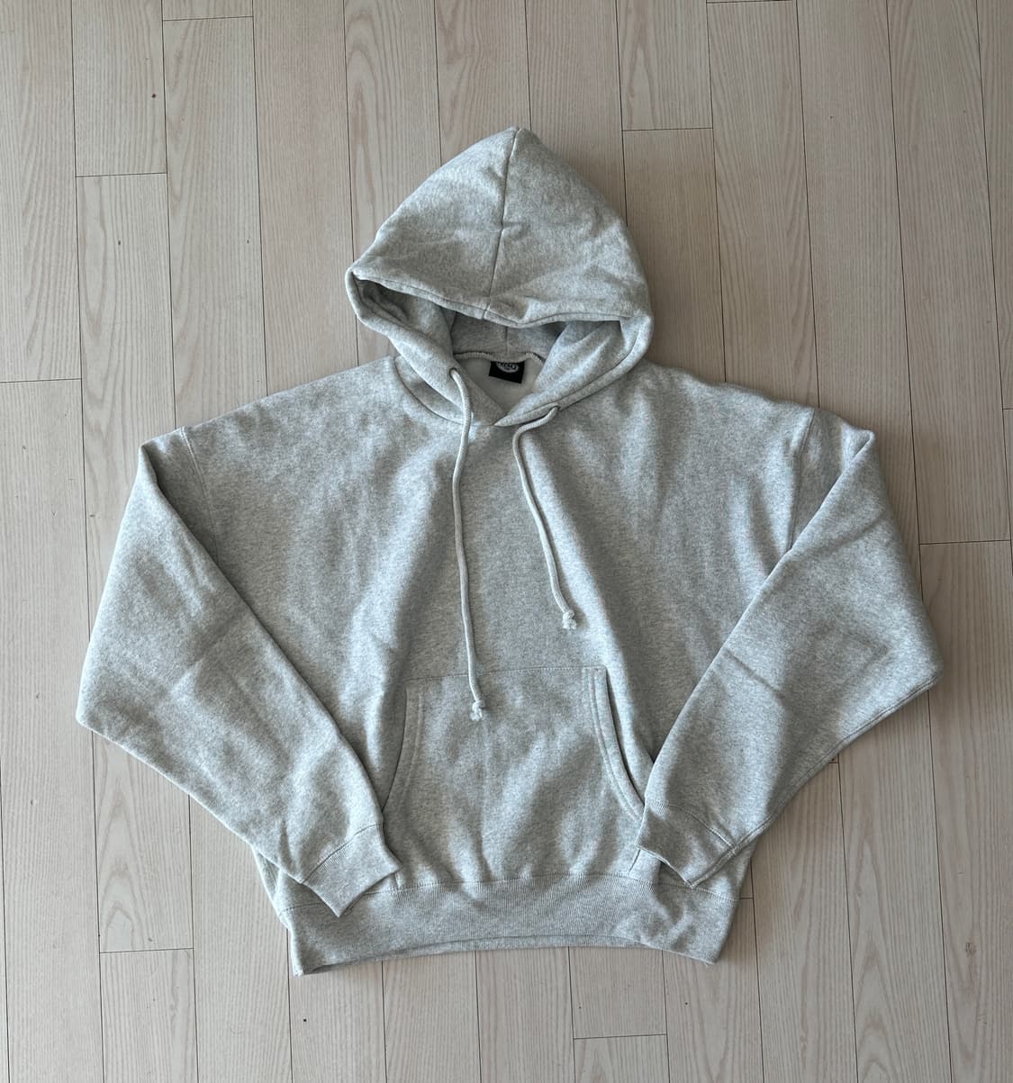 프릭스스토어 숏랭스 12온스 헤비웨이트 후디(라이트그레이) 상품이미지10