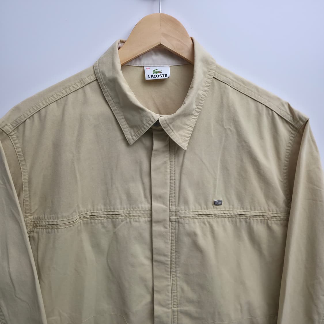 [XL] 라코스테 베이지 코튼 자켓 상품이미지2