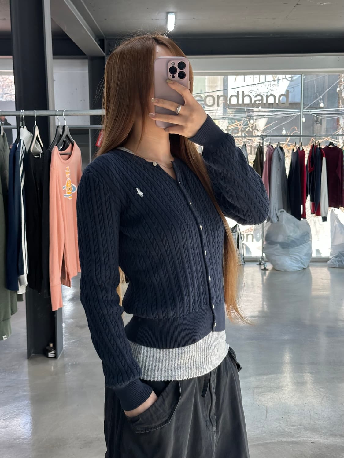 폴로랄프로렌 케이블 꽈배기 가디건 상품이미지2