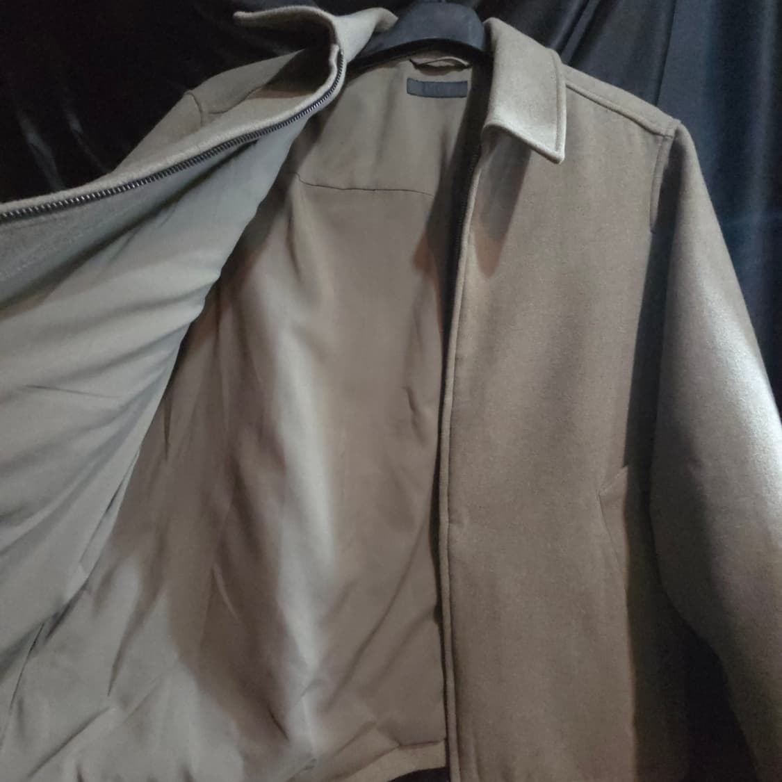 유니클로 싱글칼라 쇼트 블루종 상품이미지4