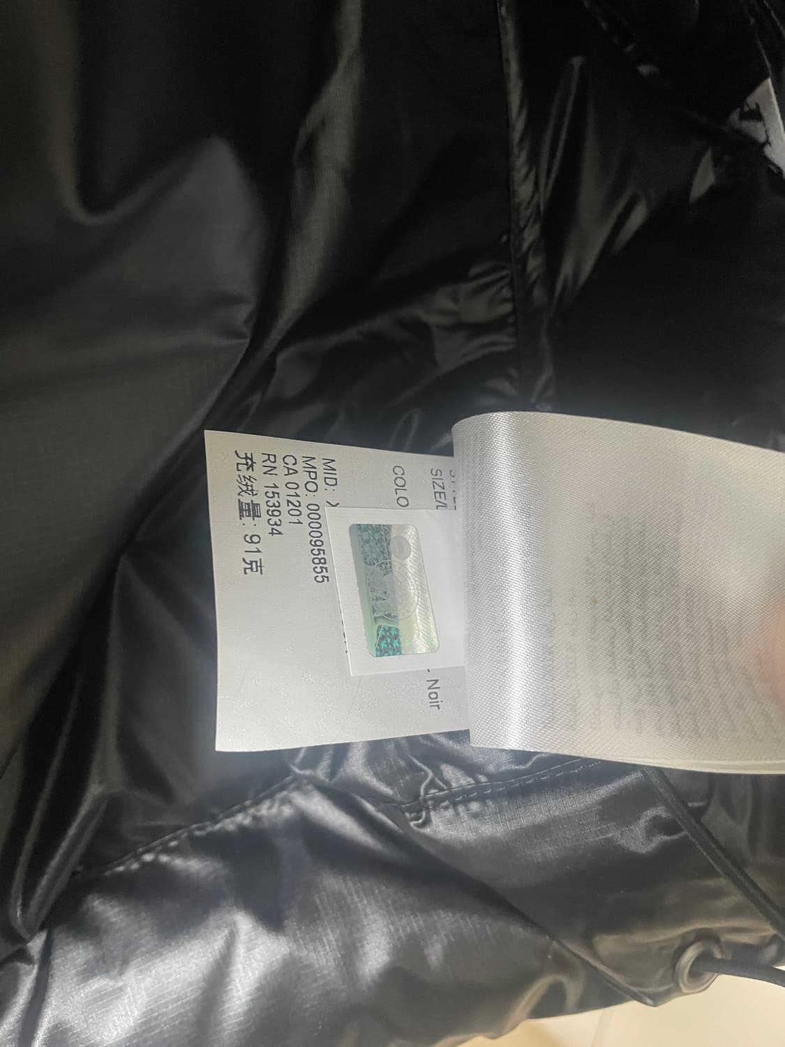 캐나다구스 크로프톤 다운 후디 블랙 상품이미지4