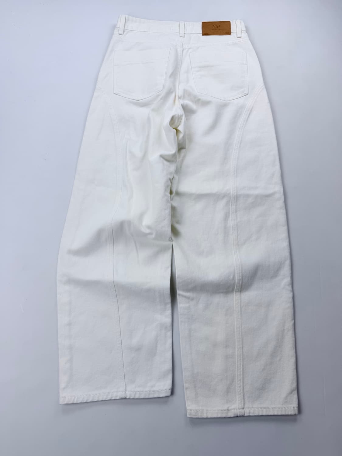 Aopt 아옵트 화이트 데님팬츠 상품이미지5