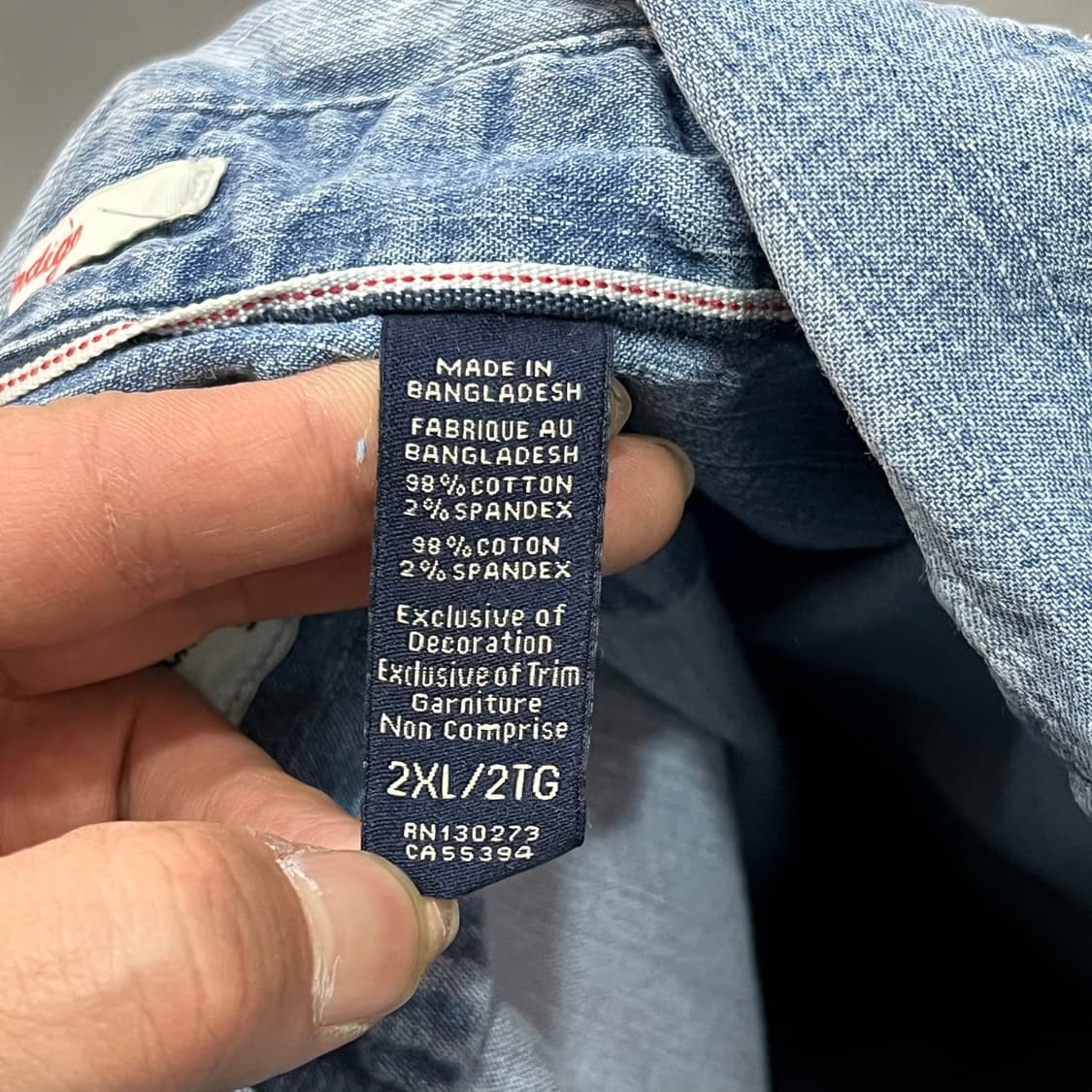  랭글러 웨스턴 데님 셔츠 y14673 상품이미지8