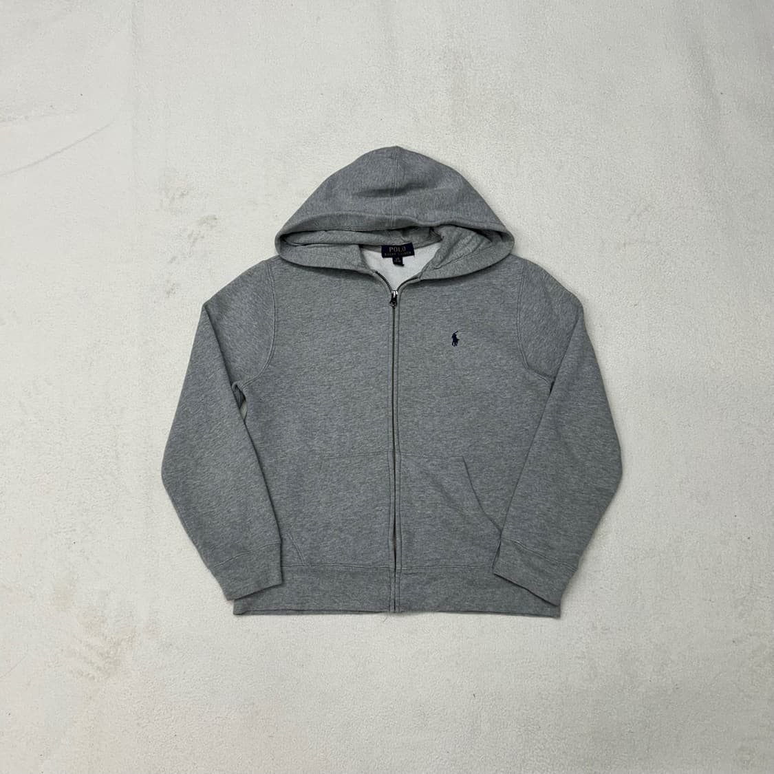 Polo gray hood zip-up 상품이미지4