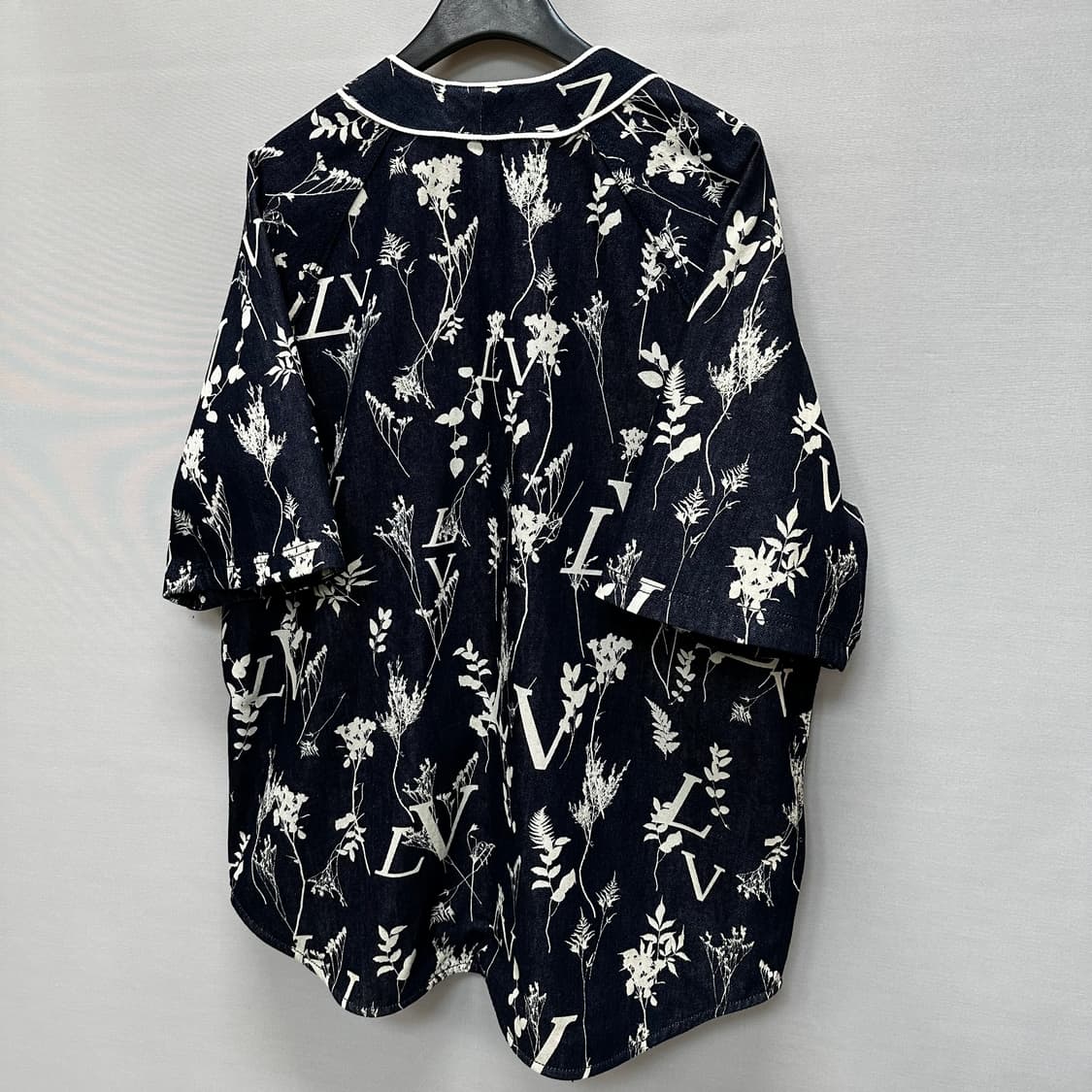 루이비통 LV 리프 데님 베이스볼 반팔셔츠 ( 110 ) 상품이미지5