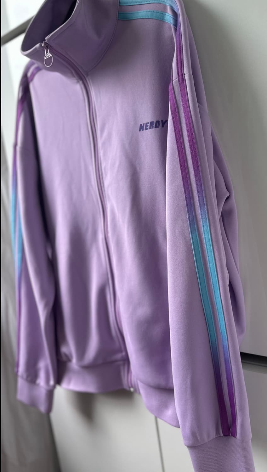 널디 NERDY 라일락 트랙탑 저지 남여공용 상품이미지5