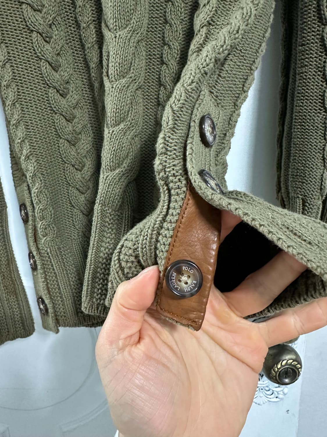 폴로 랄프로렌 꽈배기 니트 상품이미지3