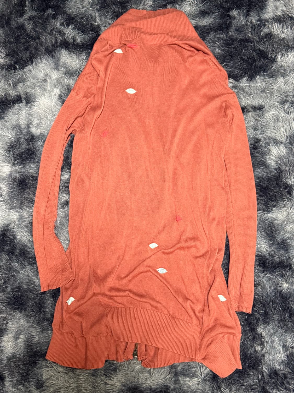 Y2K 스타일 롱 코트 상품이미지2