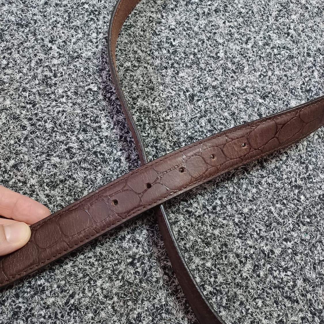 빈티지 패턴 가죽 벨트  상품이미지4