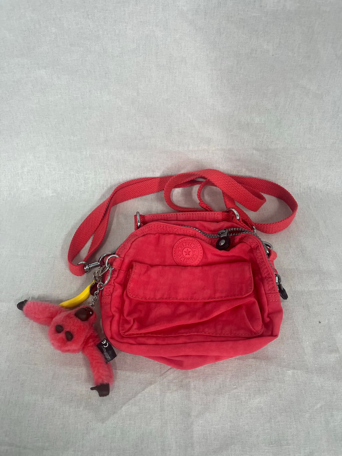 kipling 키플링 미니 힙색 크로스백 핑크 상품이미지2