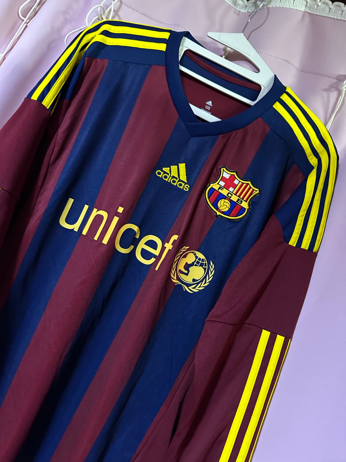 새상품 아디다스 FC 바르셀로나 긴팔 유니폼 아디다스 바르셀로나 티 상품이미지5