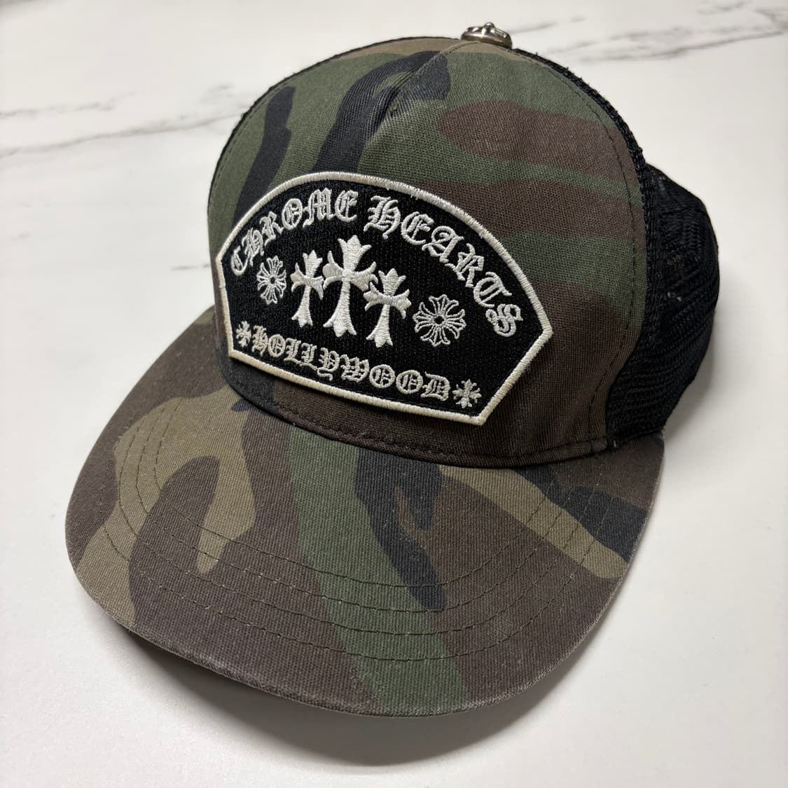 크롬하츠 세메터리 킹타코 메쉬 트러커 캡 모자 카모 OS 상품이미지2