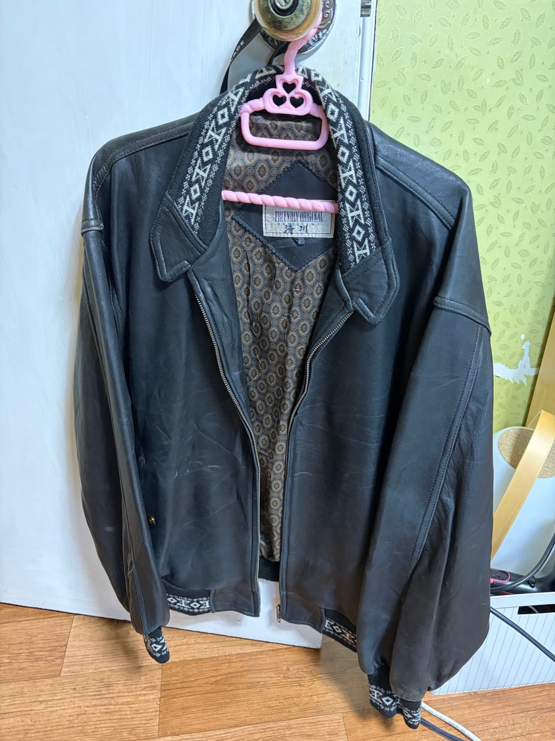 빈티지 레더 자켓 상품이미지1