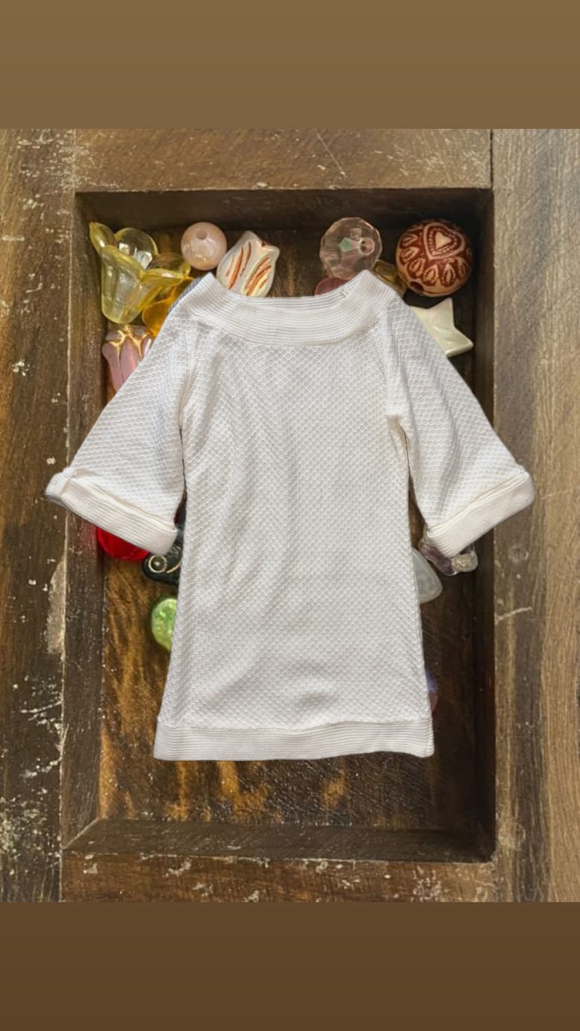 White basic knit one piece 상품이미지1