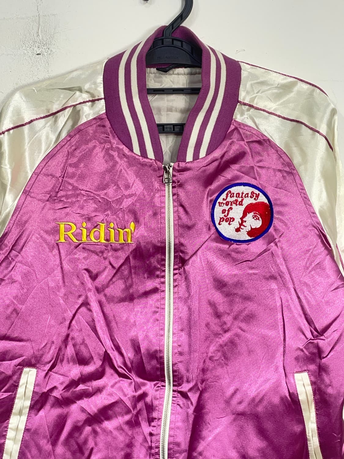 JPN 일본빈티지 y2k 핑크 스카잔 빅로고 갸루 스카쟌 S 상품이미지7