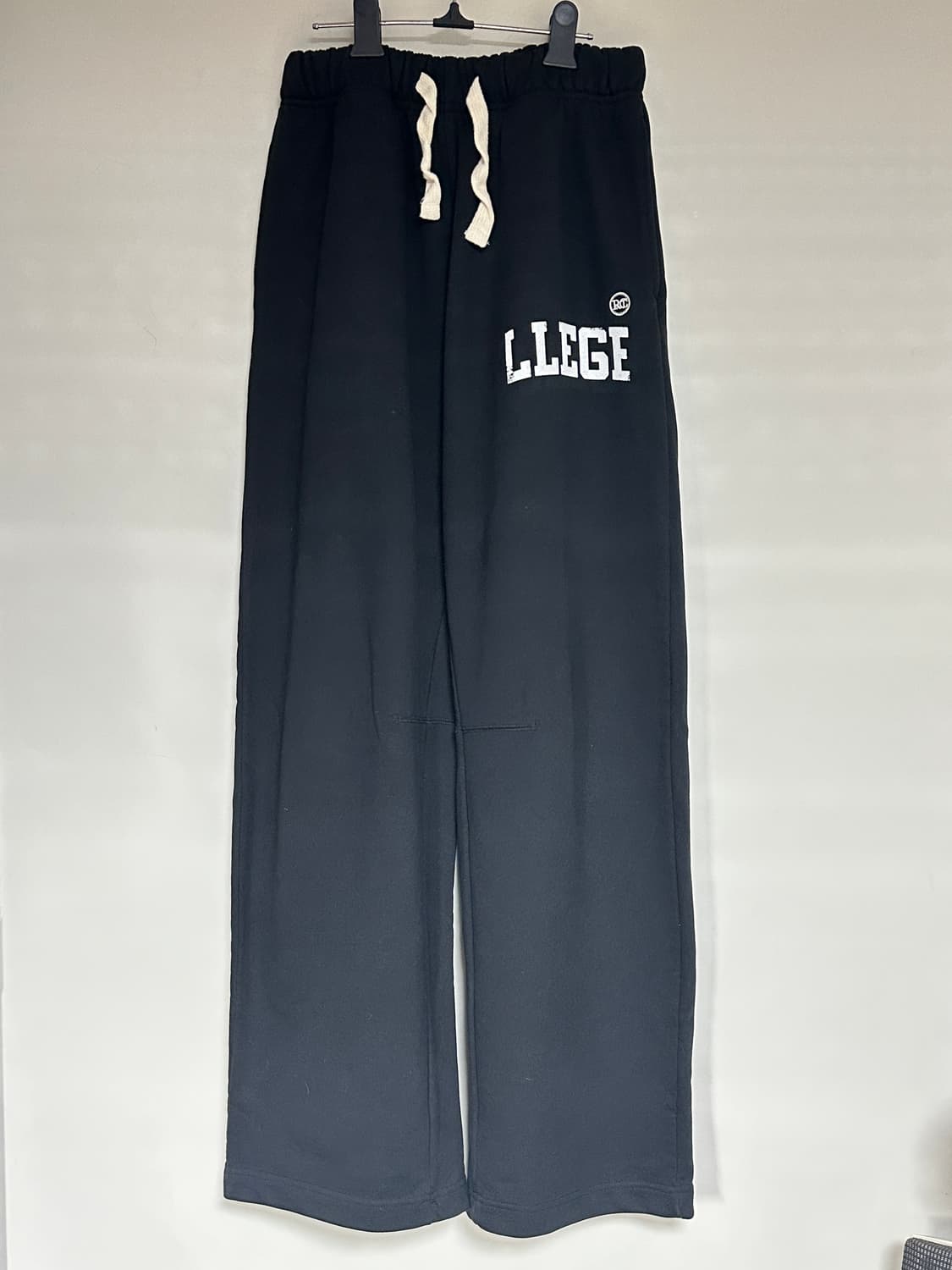 (S) 렉토 LLEGE 로고 트레이닝 스웨트 스웻 팬츠 블랙 상품이미지7