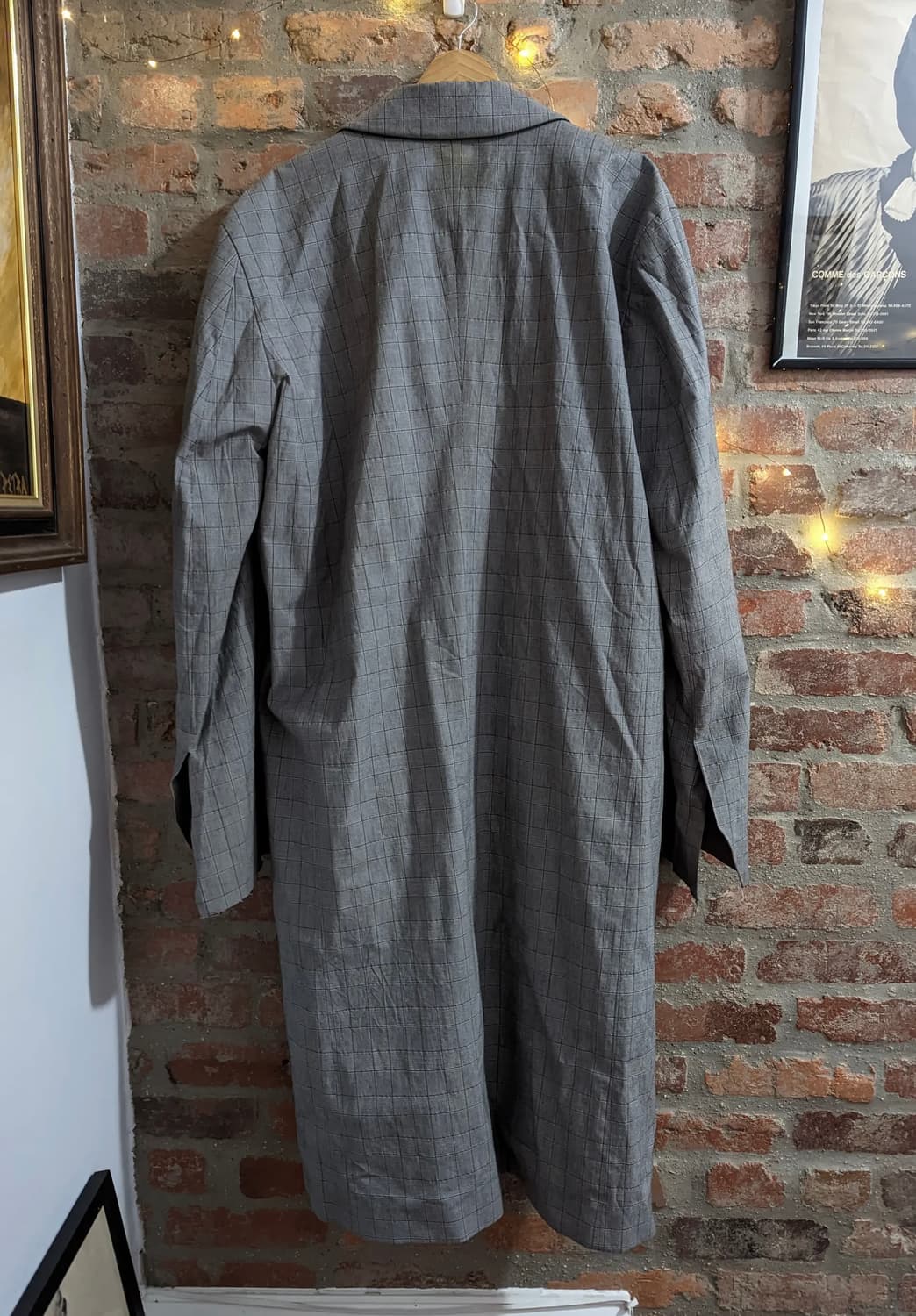 베트멍 15ss Prins de Galles 체크 코트 XS 상품이미지6