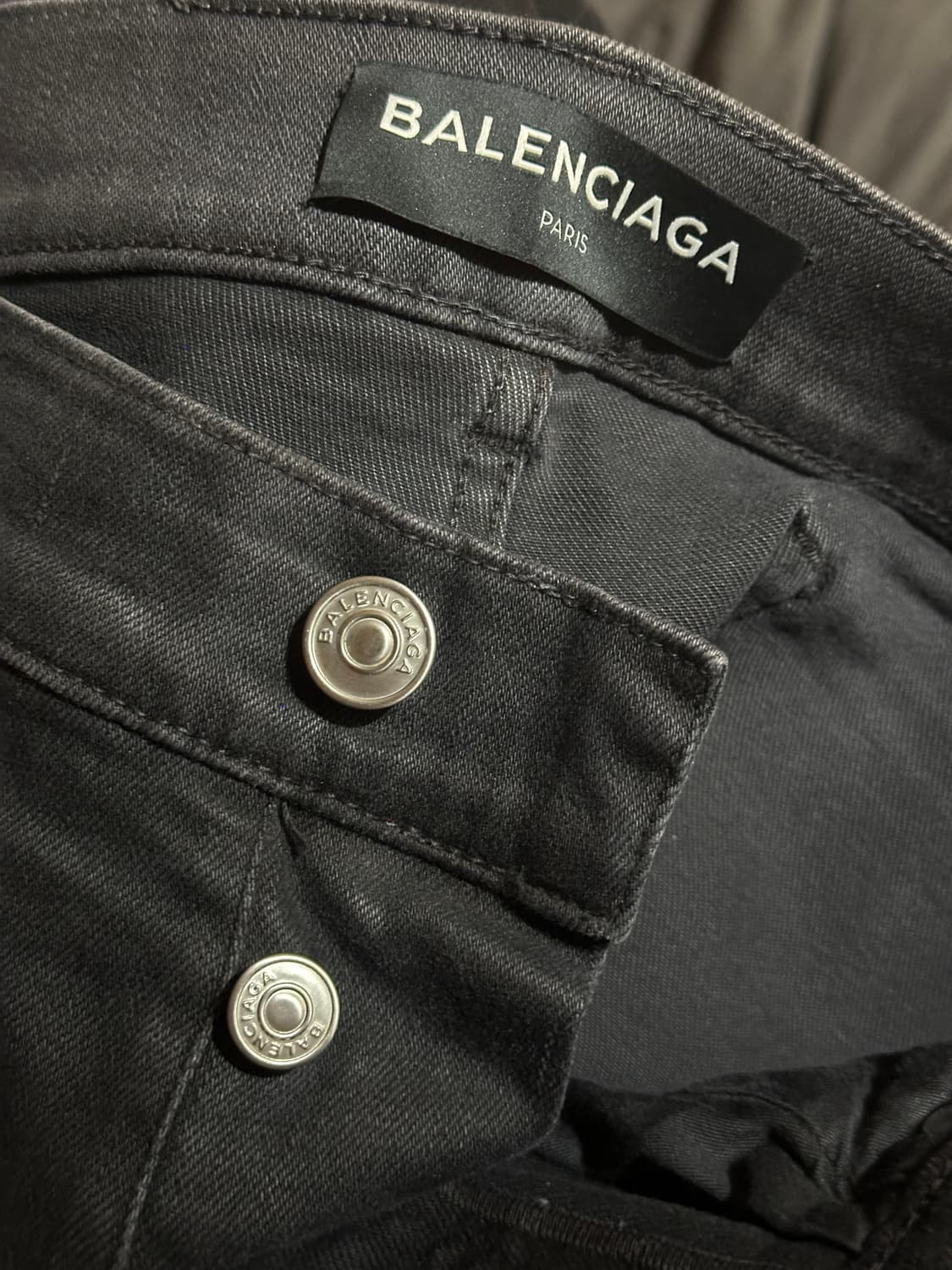 [29] 발렌시아가 17fw 로우라이즈 개버딘 스키니진 상품이미지3