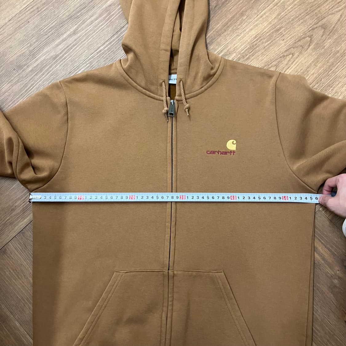 N265 칼하트 wip 후드집업 브라운 상품이미지7