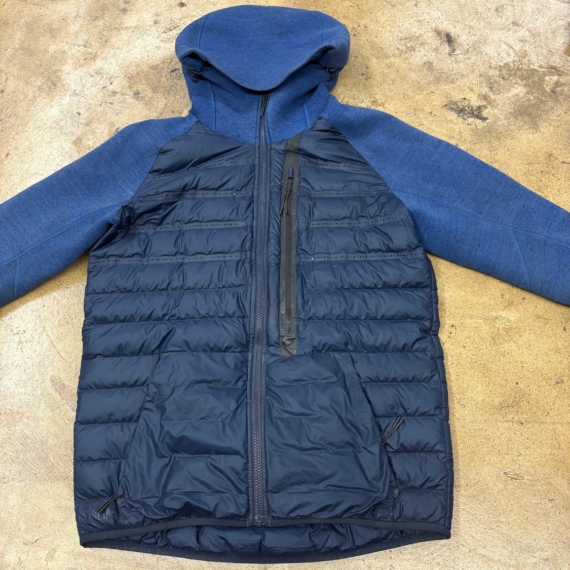 [정품/S,90] 나이키 테크 플리스 에어로로프트 패딩 집업 b17 상품이미지3