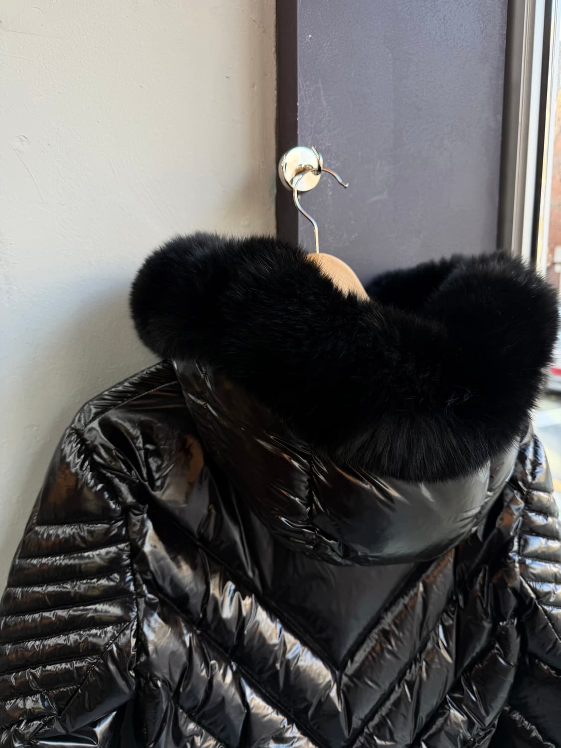 M/ 필립플레인 폭스퍼 구스다운 유광패딩 상품이미지9