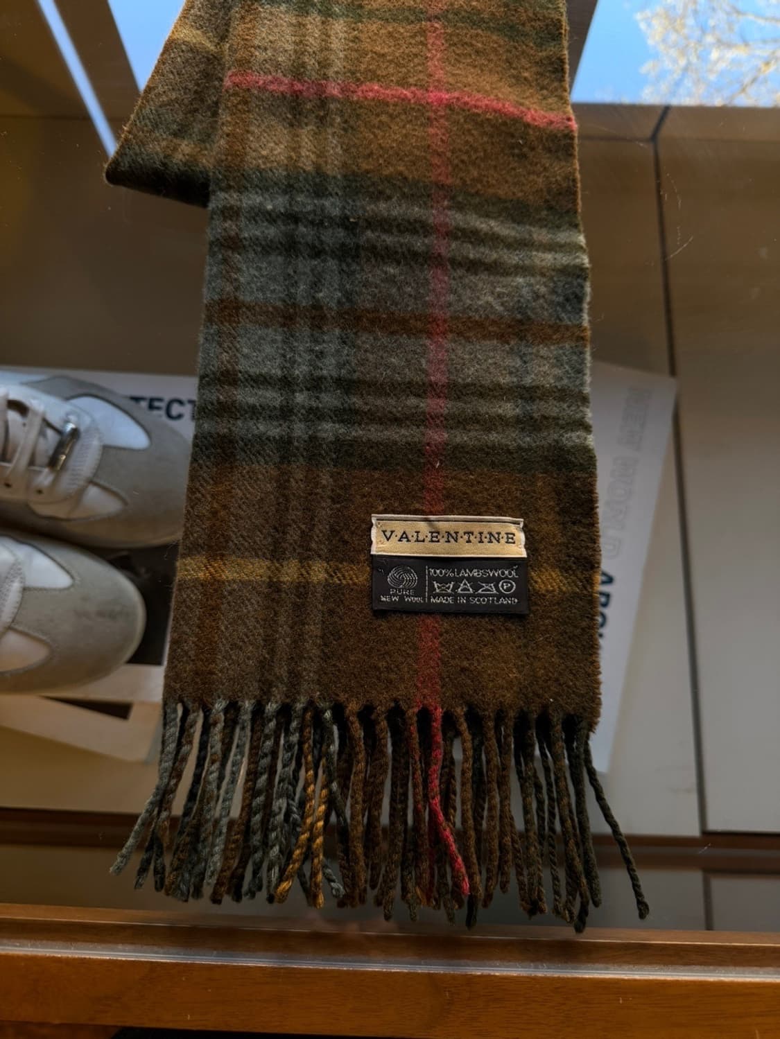 발렌타인 스코티쉬 램스울 머플러  상품이미지3