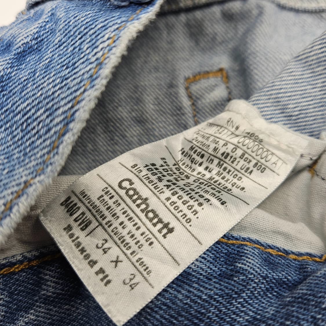 칼하트 빈티지 USA 페인팅 페이딩 팬츠 34 상품이미지5