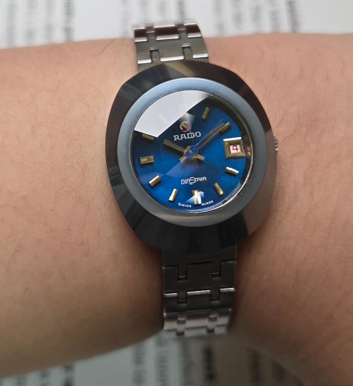 레어] 빈티지 라도 다이아스타3 통세라믹 베젤 여성용 브레이슬릿 ver. 상품이미지10