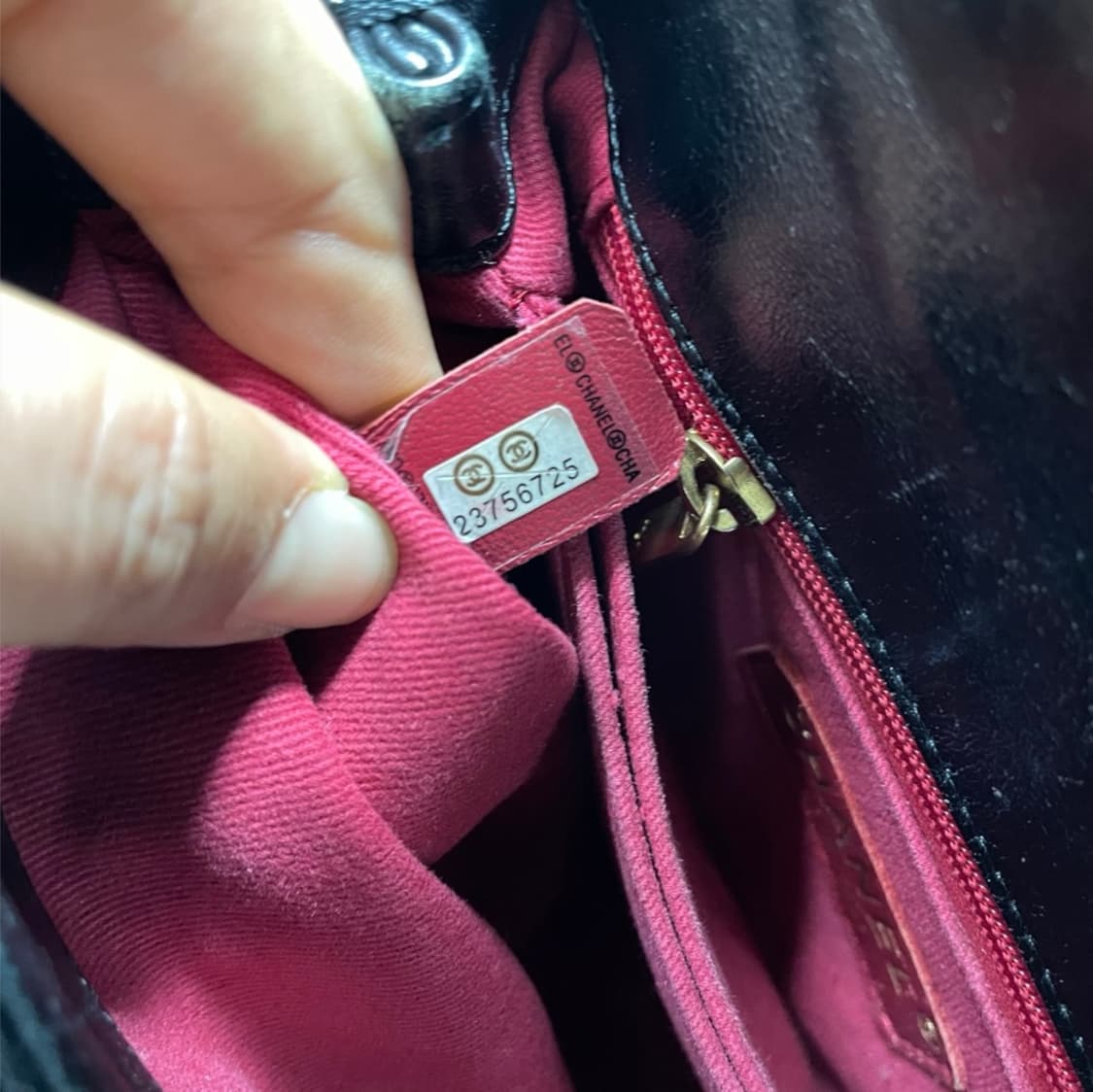 샤넬 Chanel 블랙 코코핸들 쉐브론 플랩백 상품이미지10