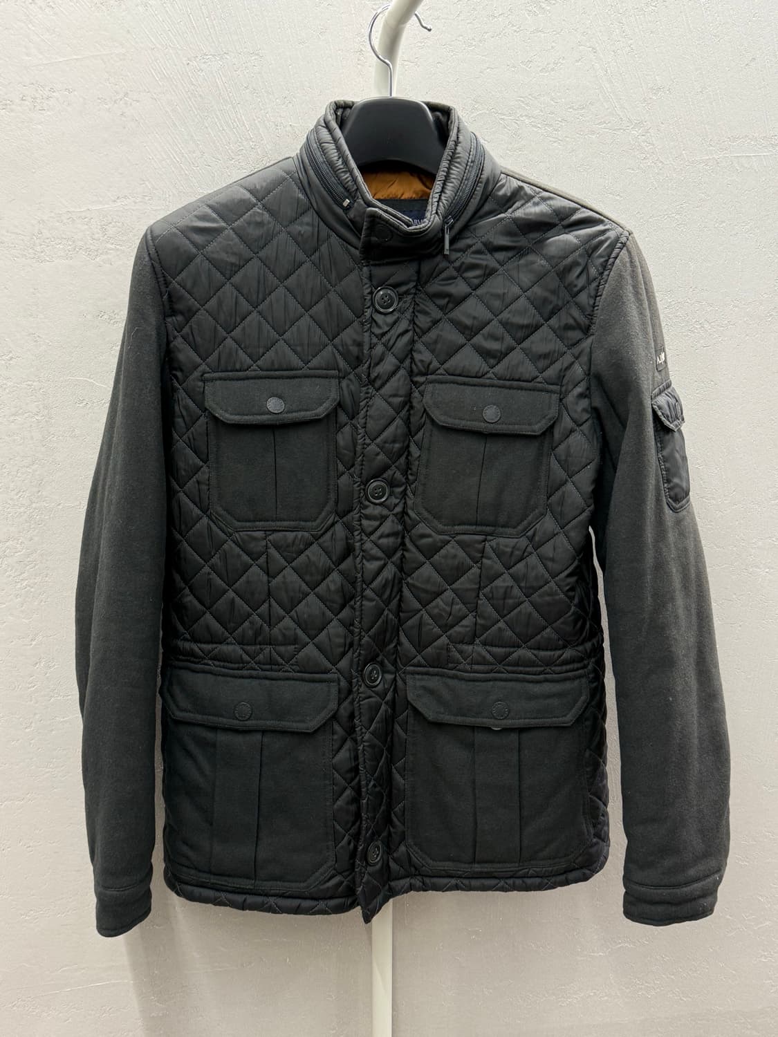 Armani 아르마니 진 블랙 퀼팅 자켓 50 상품이미지2