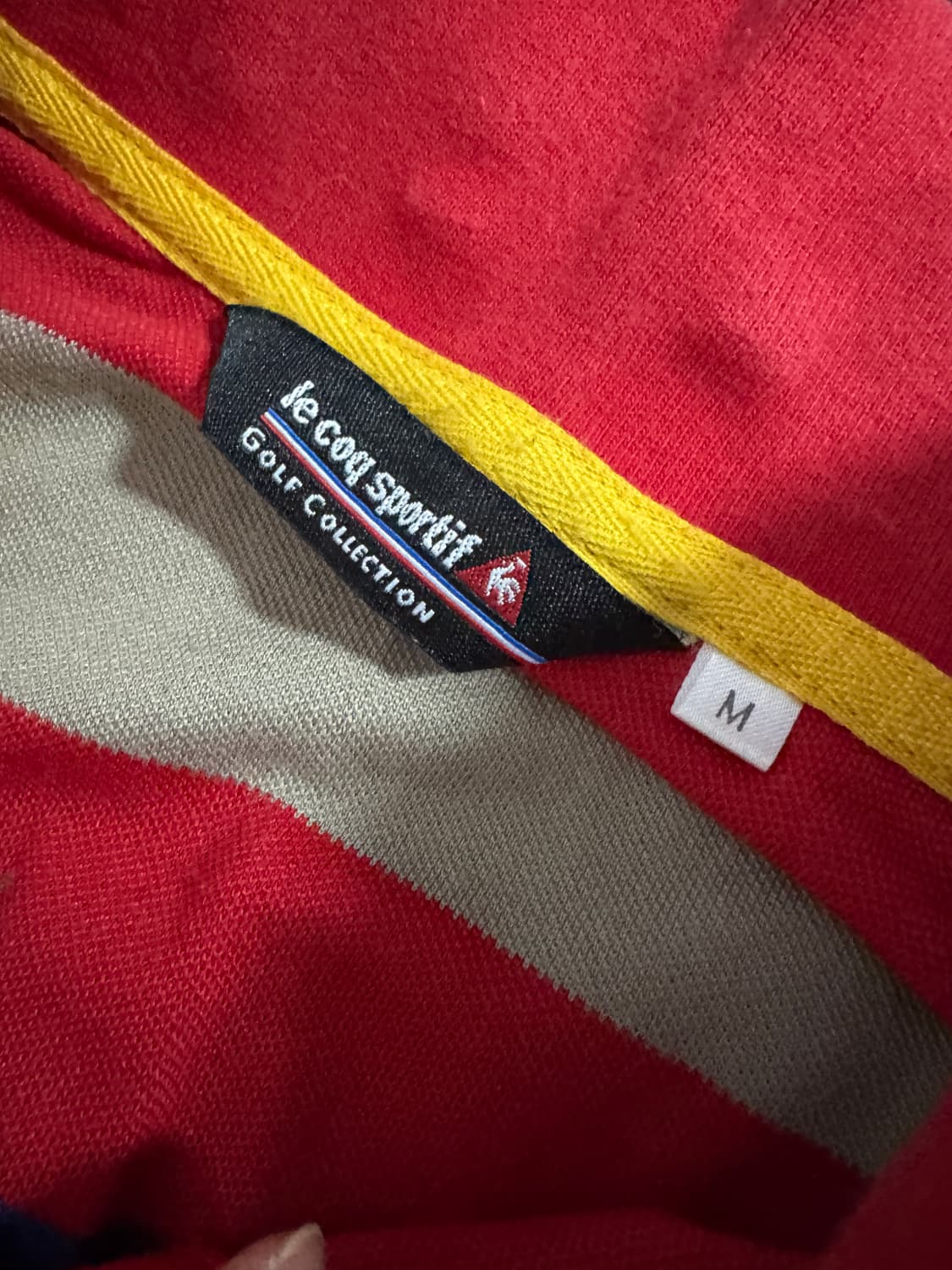 르꼬끄 스포르티브 골프 스트라이프 긴팔 카라티 상품이미지3