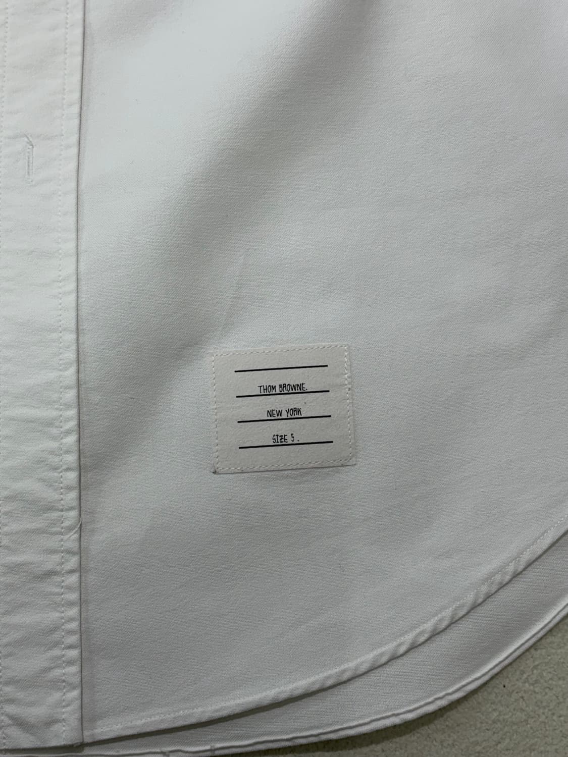 톰브라운 옥스포드 스트라이프 암밴드 셔츠 5사이즈 상품이미지4