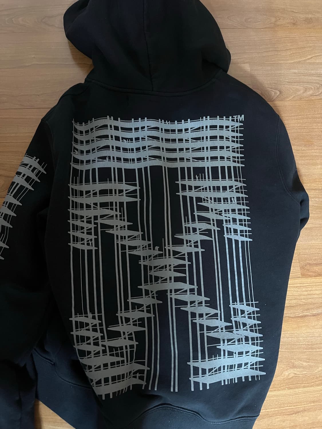 오프화이트 인더스트리얼 후드집업 L 상품이미지4