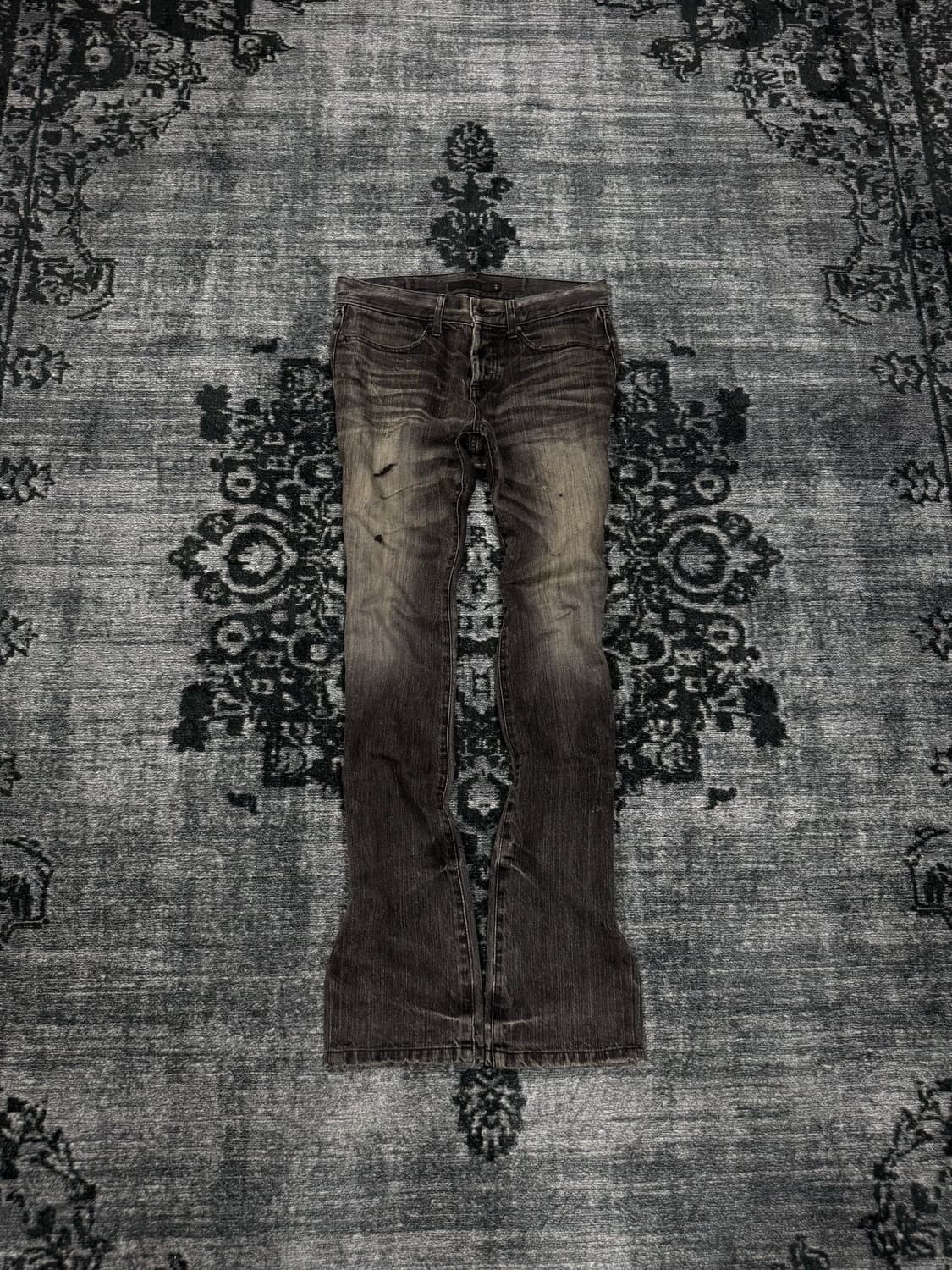 Fuga 00s damaged grey washing demim pant 상품이미지2