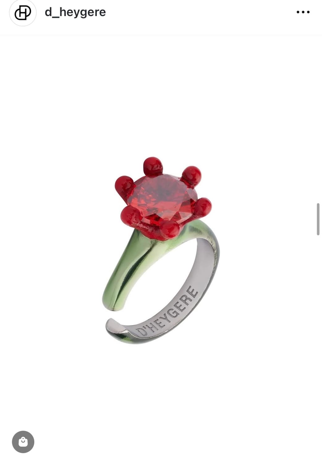 데이제르 dheygere 솔리테르 로즈 이어커프 earcuff 상품이미지2