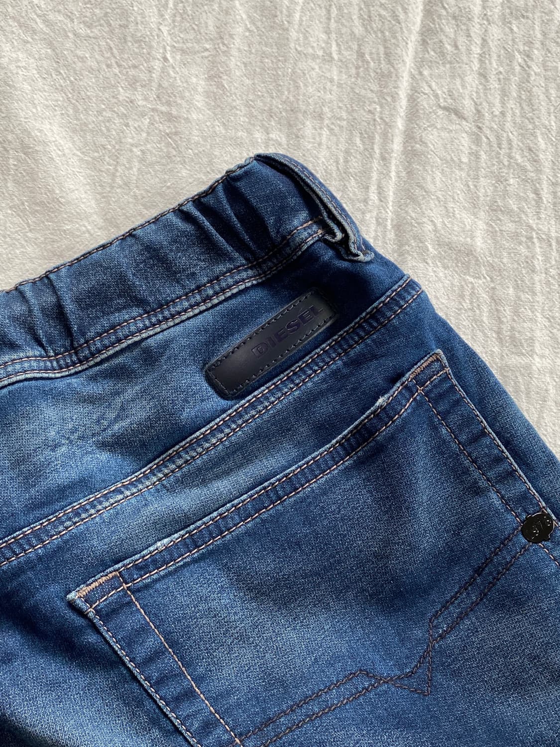 DIESEL 디젤 데님 스웻팬츠 BLUE 32 상품이미지5