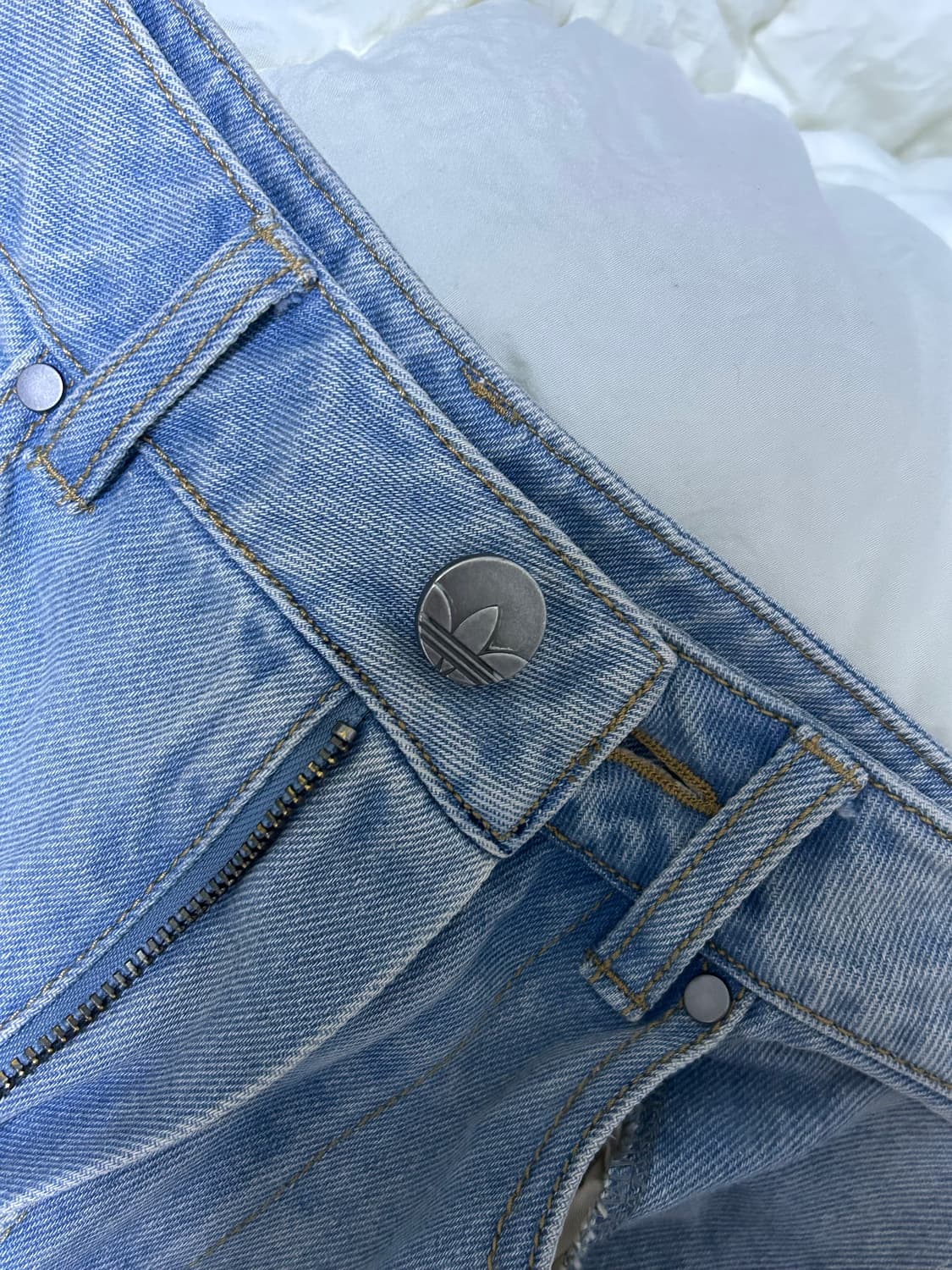 태국 아디다스 스트라이프 연청 데님 25 상품이미지3