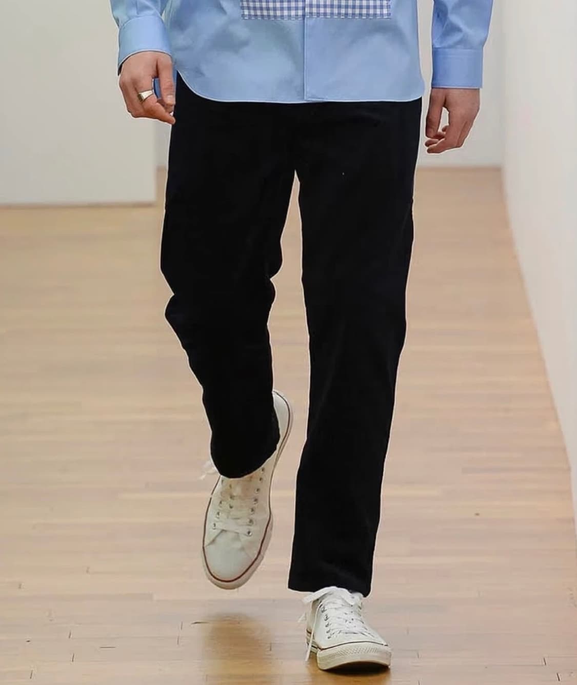 꼼데가르송 셔츠 울 베이커 팬츠 블랙 (L) 상품이미지2
