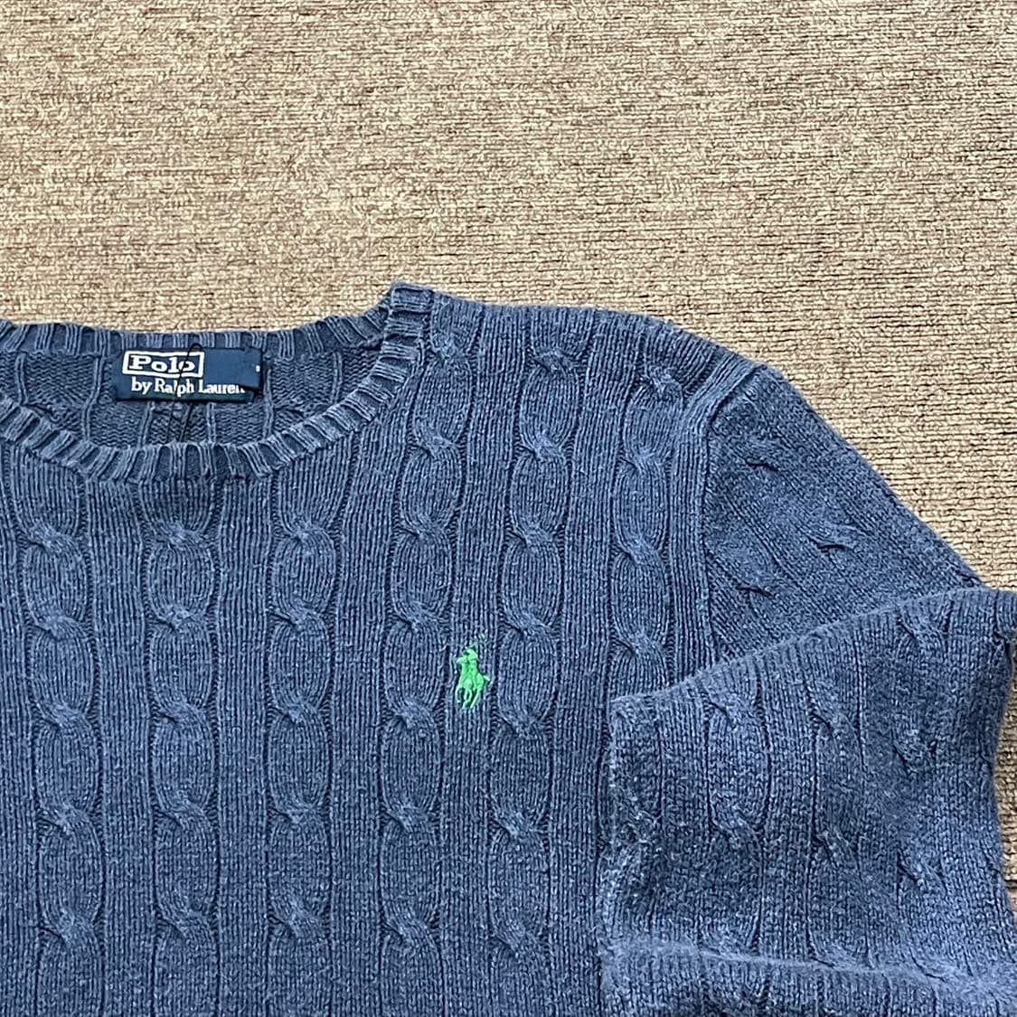 (M) POLO 폴로 랄프로렌 케이블 니트 상품이미지4