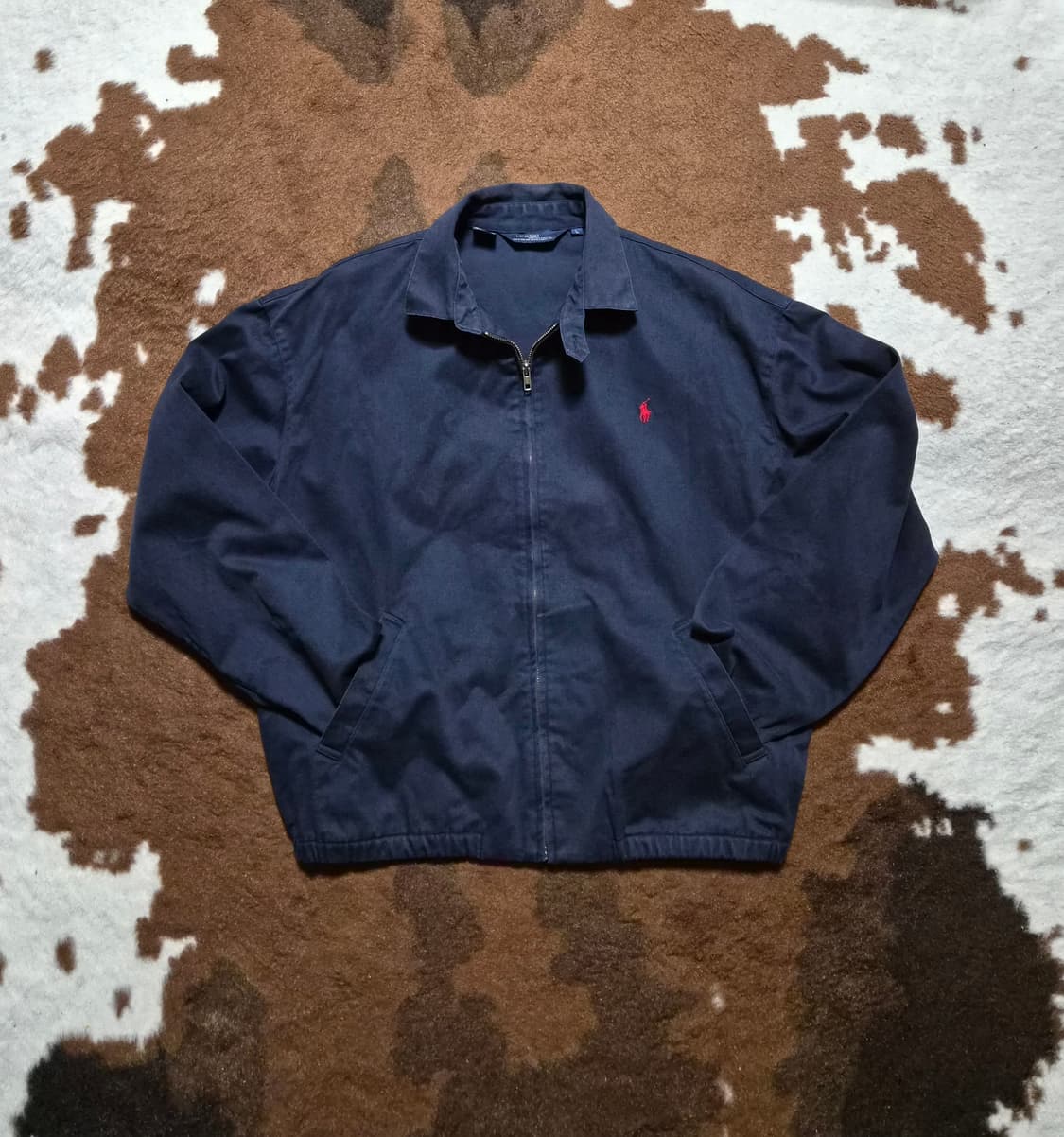 폴로 랄프로렌 남성용 네이비 클래식 면자켓(L~XL) 상품이미지1