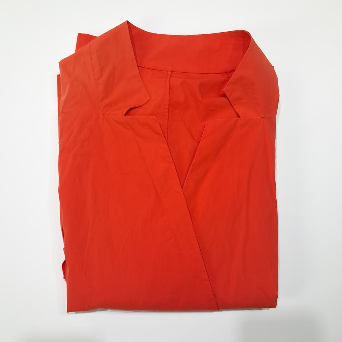 CL639 L 질샌더 90s 코튼 랩벨트 오렌지레드 로브 자켓 아우터 상품이미지8